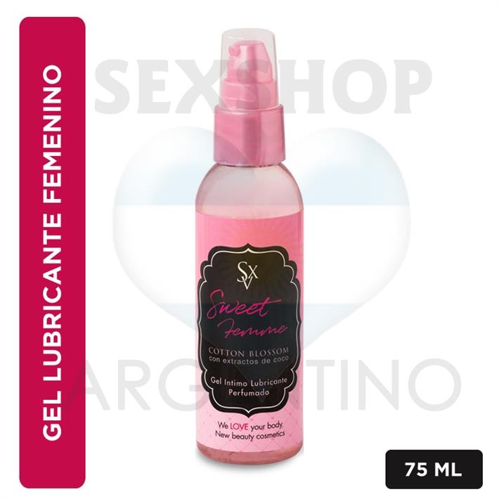 Gel lubricante femenino hipoalergenico y perfumado 75ml